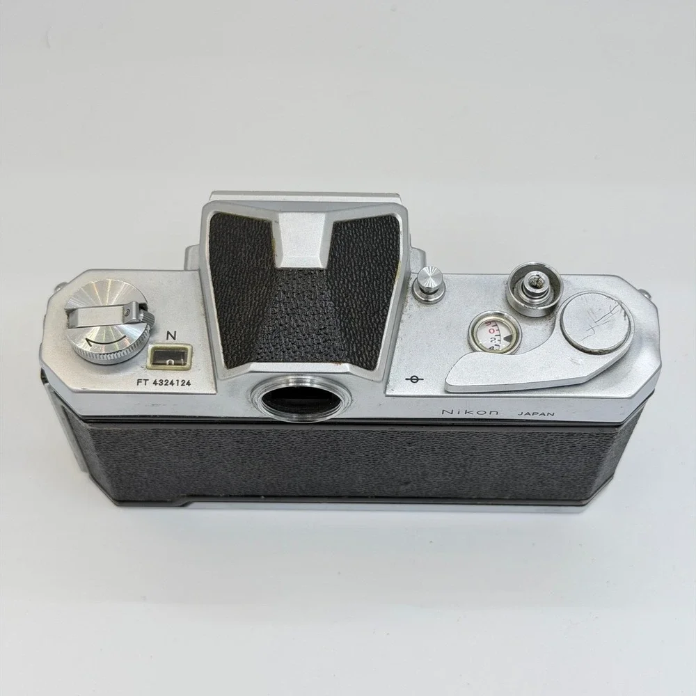 Nikon Nikkormat FTN 35mm SLR Film Camera Body Silver Black FTN 4324124 Japan